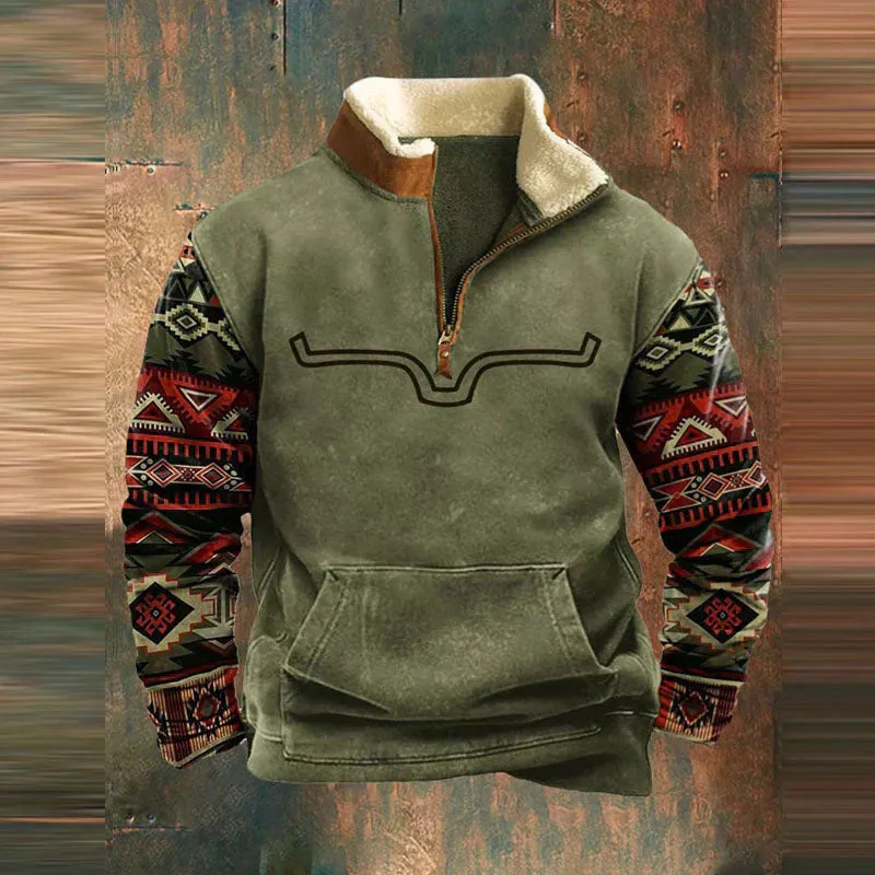 Elric™ Zip-Up Sweater sold by Modeberg Bern product image thumbnail 2