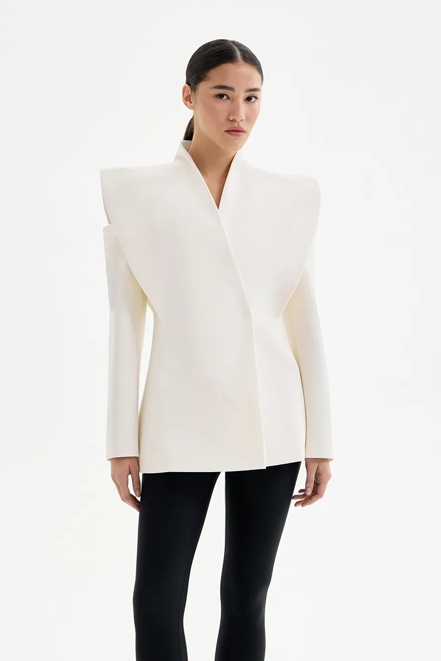 Lorvane™ Sculptural Blazer with Shoulder Detail sold by Modeberg Bern product image thumbnail 3