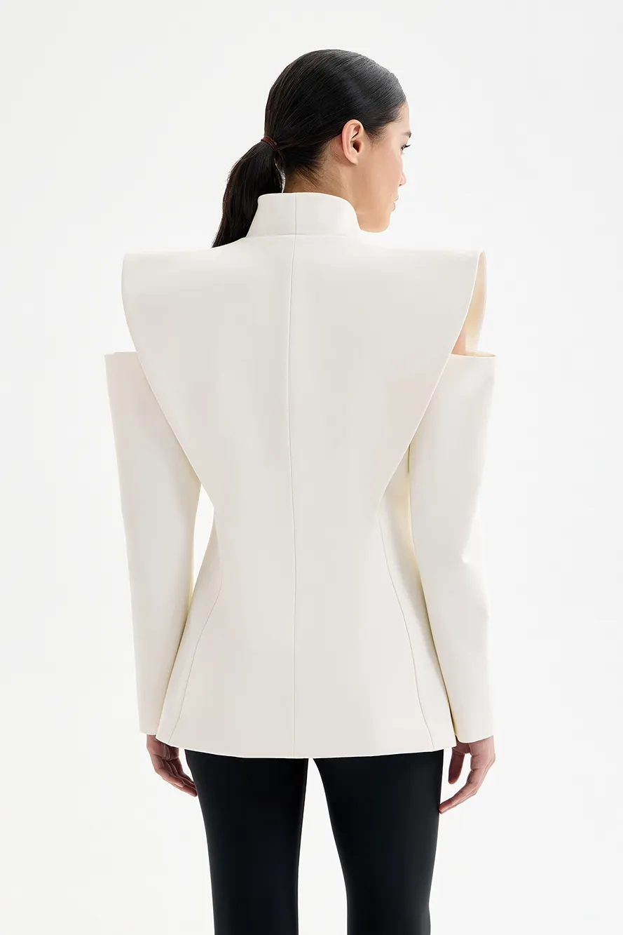 Lorvane™ Sculptural Blazer with Shoulder Detail sold by Modeberg Bern product image thumbnail 4