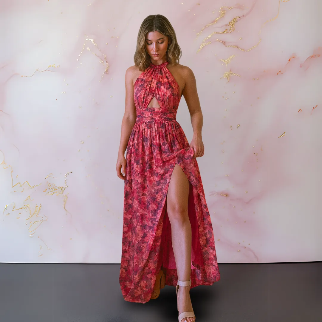 Lumina™ dress with elegant floral print sold by Modeberg Bern product image thumbnail 5