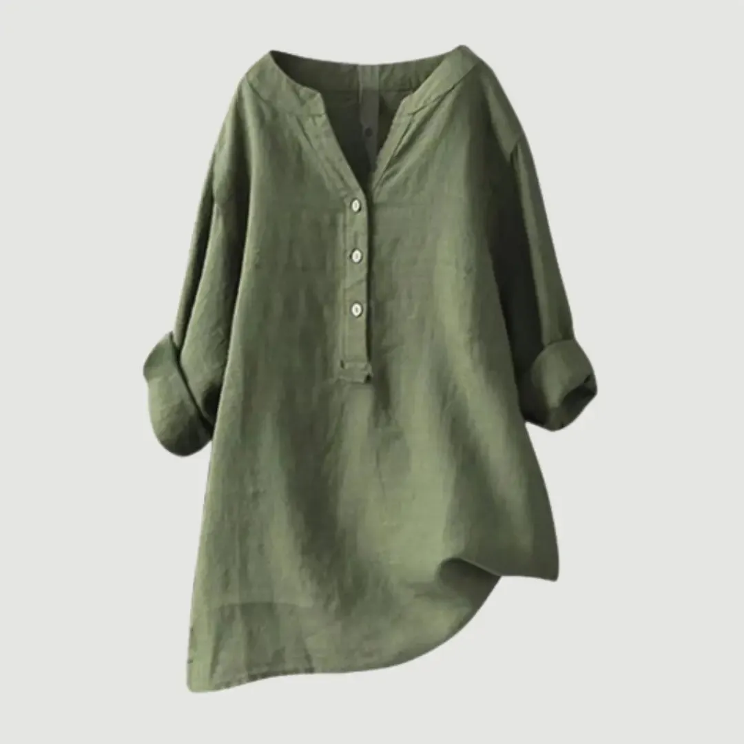 Lero™ Airy Shirt with Button Placket sold by Modeberg Bern product image thumbnail 2