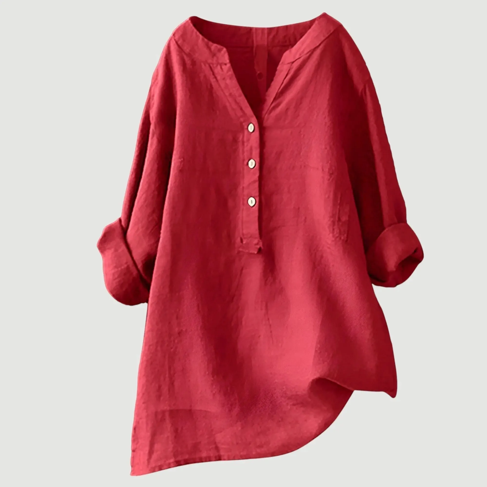 Lero™ Airy Shirt with Button Placket sold by Modeberg Bern