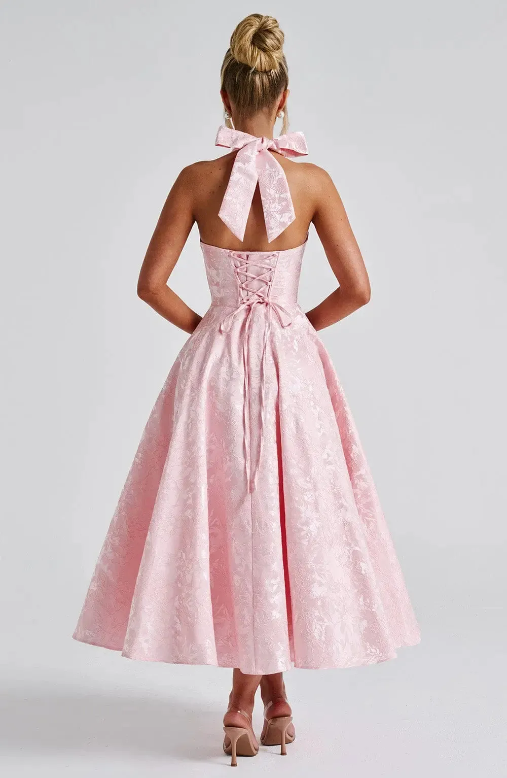 Ara™ Elegant Midi Dress with Halter Neckline sold by Modeberg Bern product image thumbnail 3