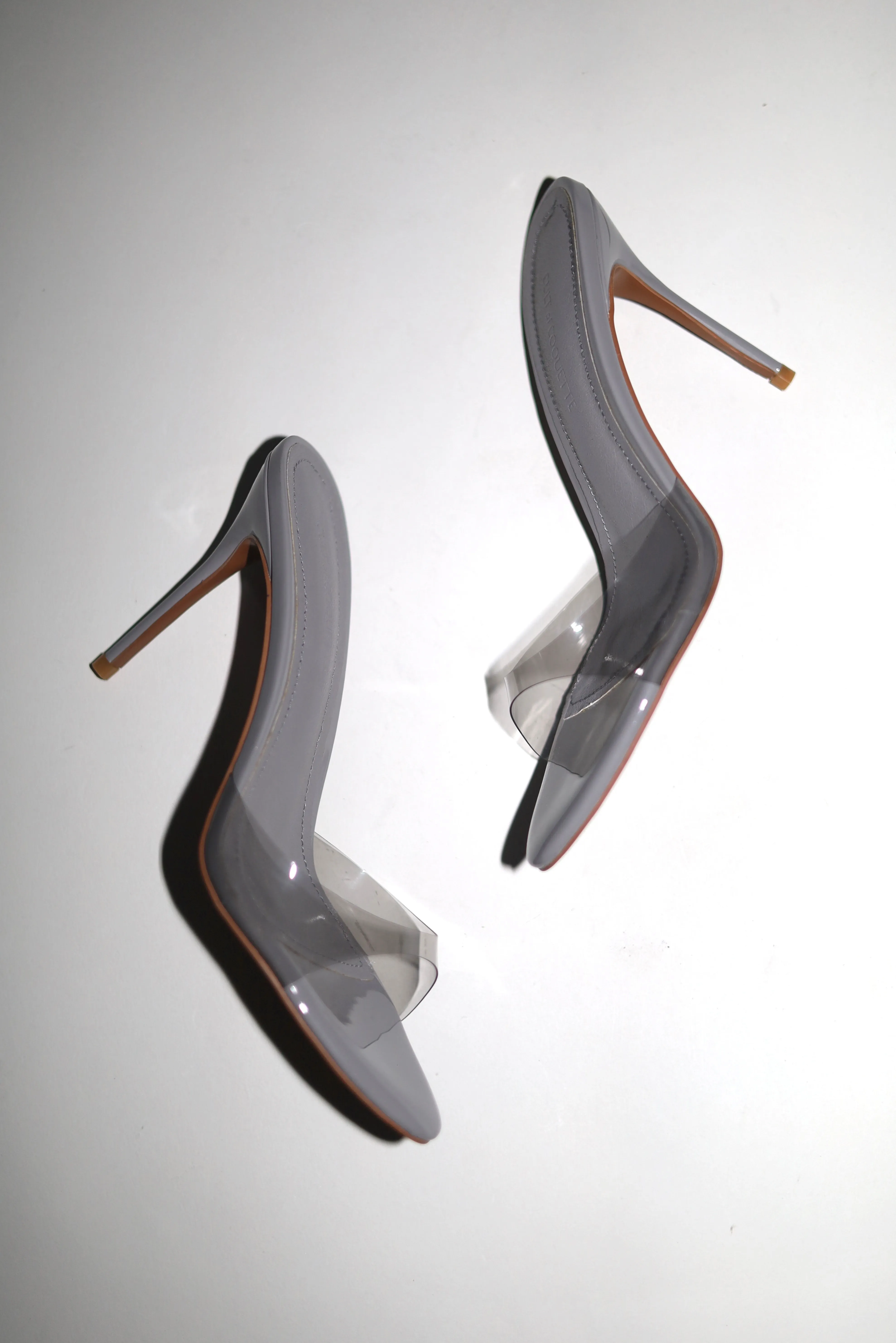 Pamela Clear Grey Mules sold by Cult of Coquette product image thumbnail 3