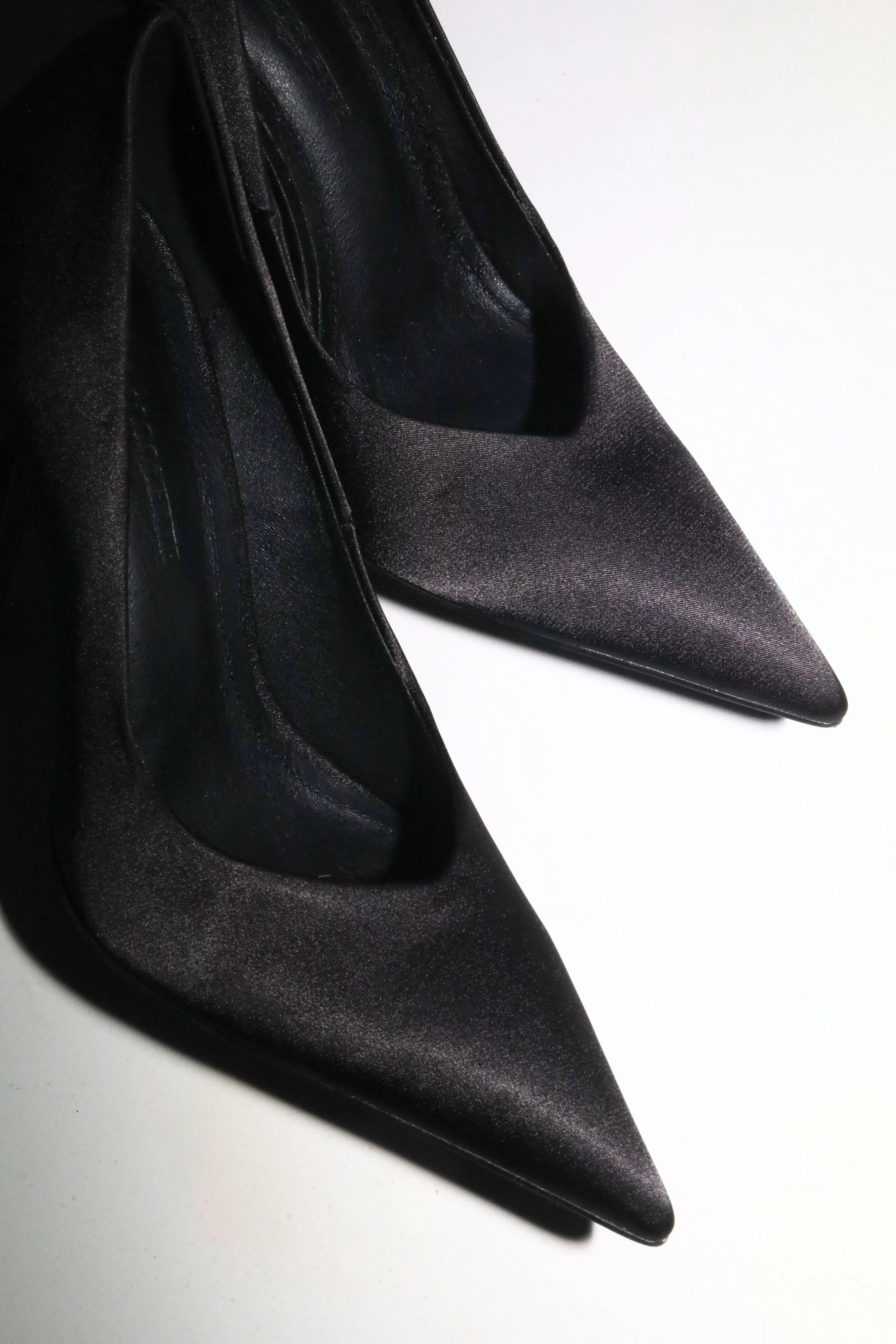 Chloe Black Satin Pumps 110 mm sold by Cult of Coquette product image thumbnail 4