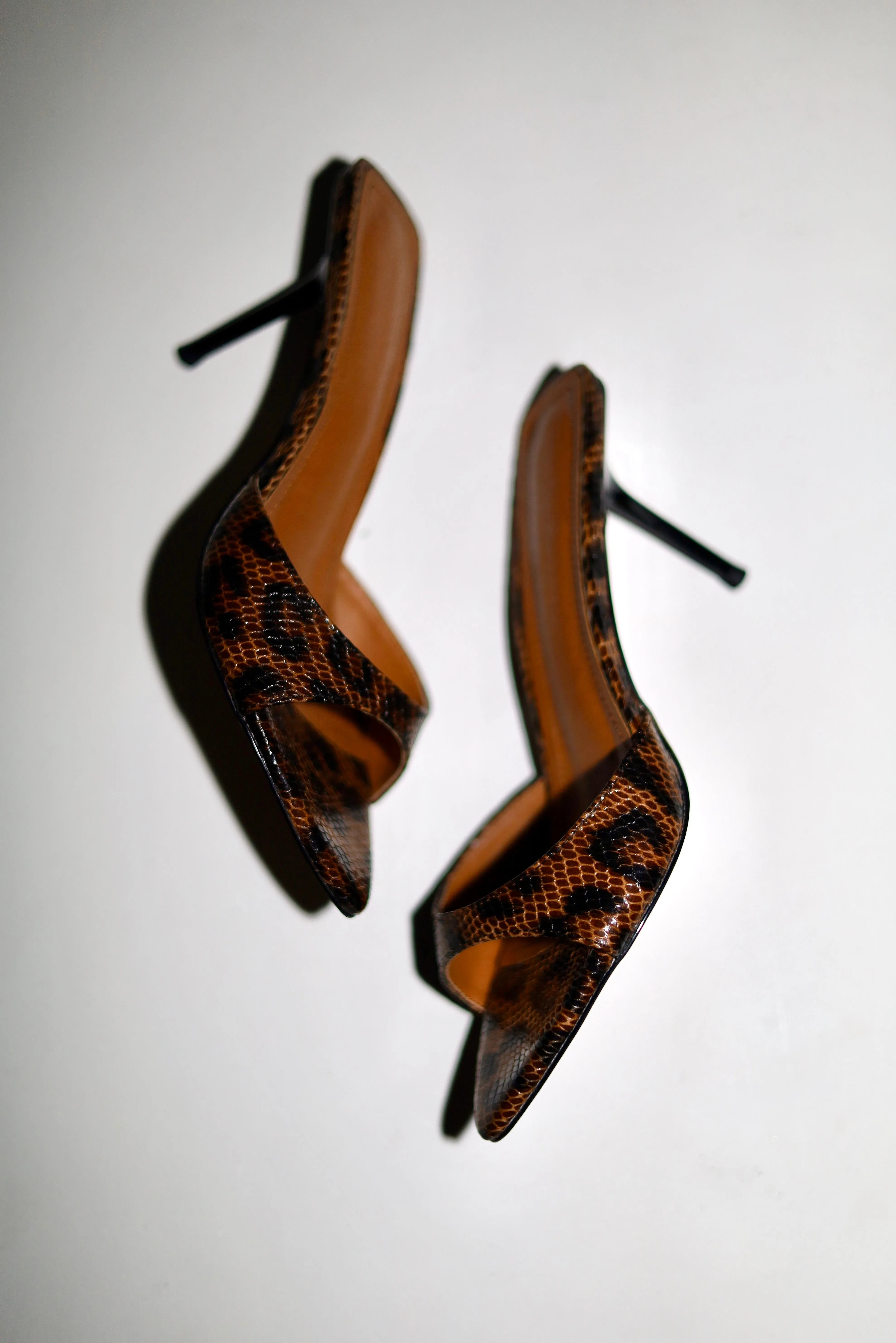 Zena Leopard Vegan Mules 80 mm sold by Cult of Coquette product image thumbnail 5