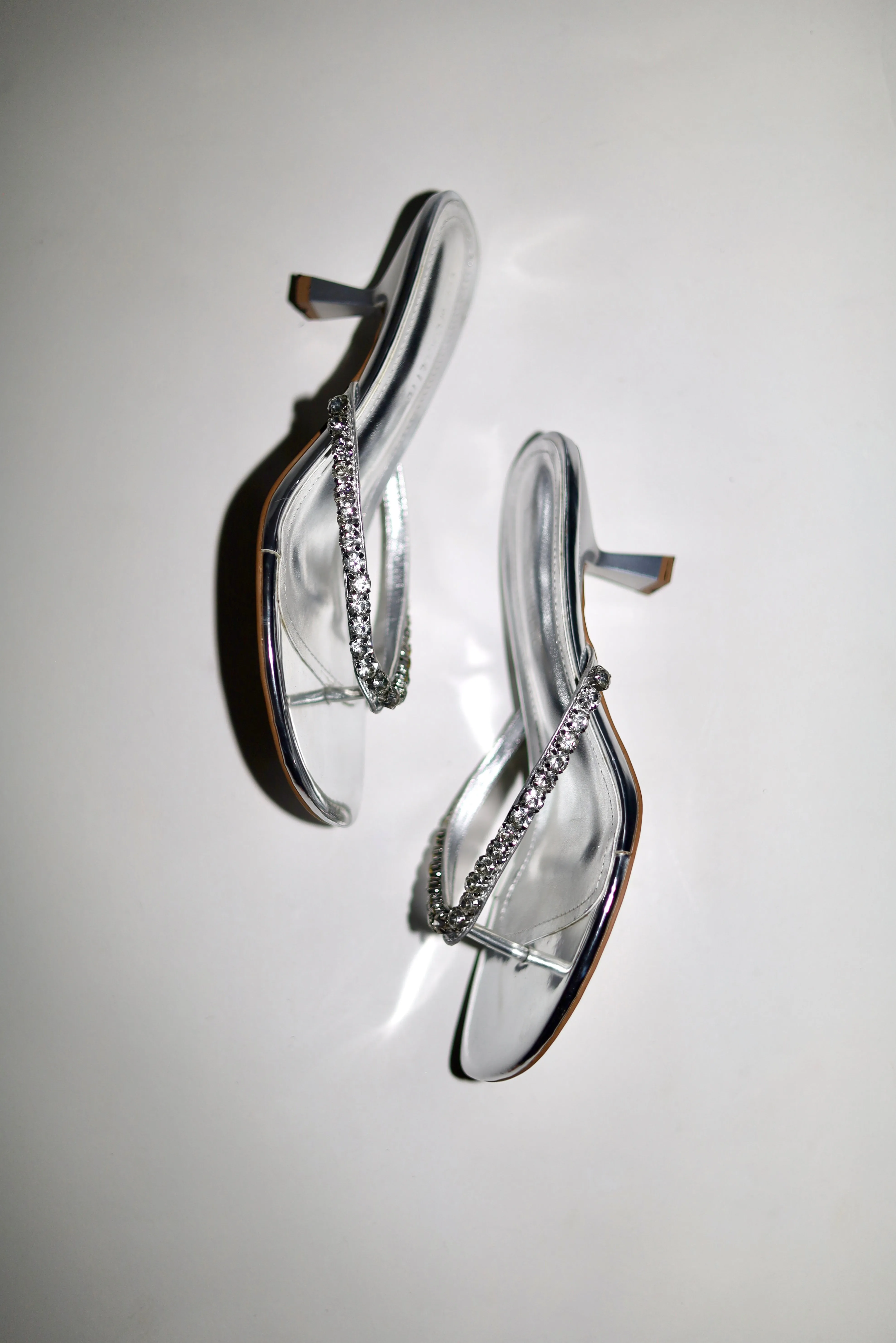 Zoe Silver Kitten Thong 55 mm sold by Cult of Coquette