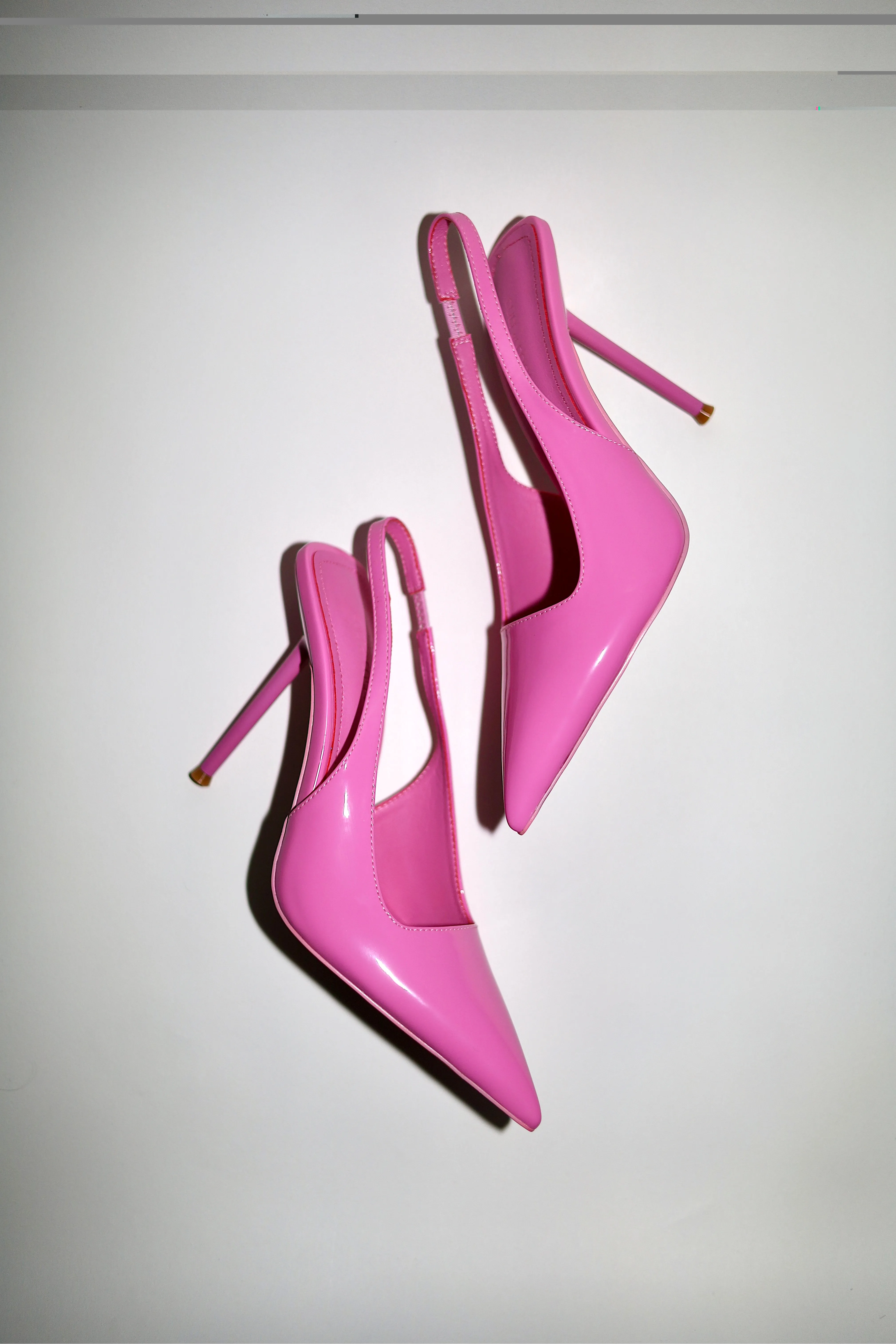 Elsa Slingback Pump Pink Patent 110 mm sold by Cult of Coquette product image thumbnail 2