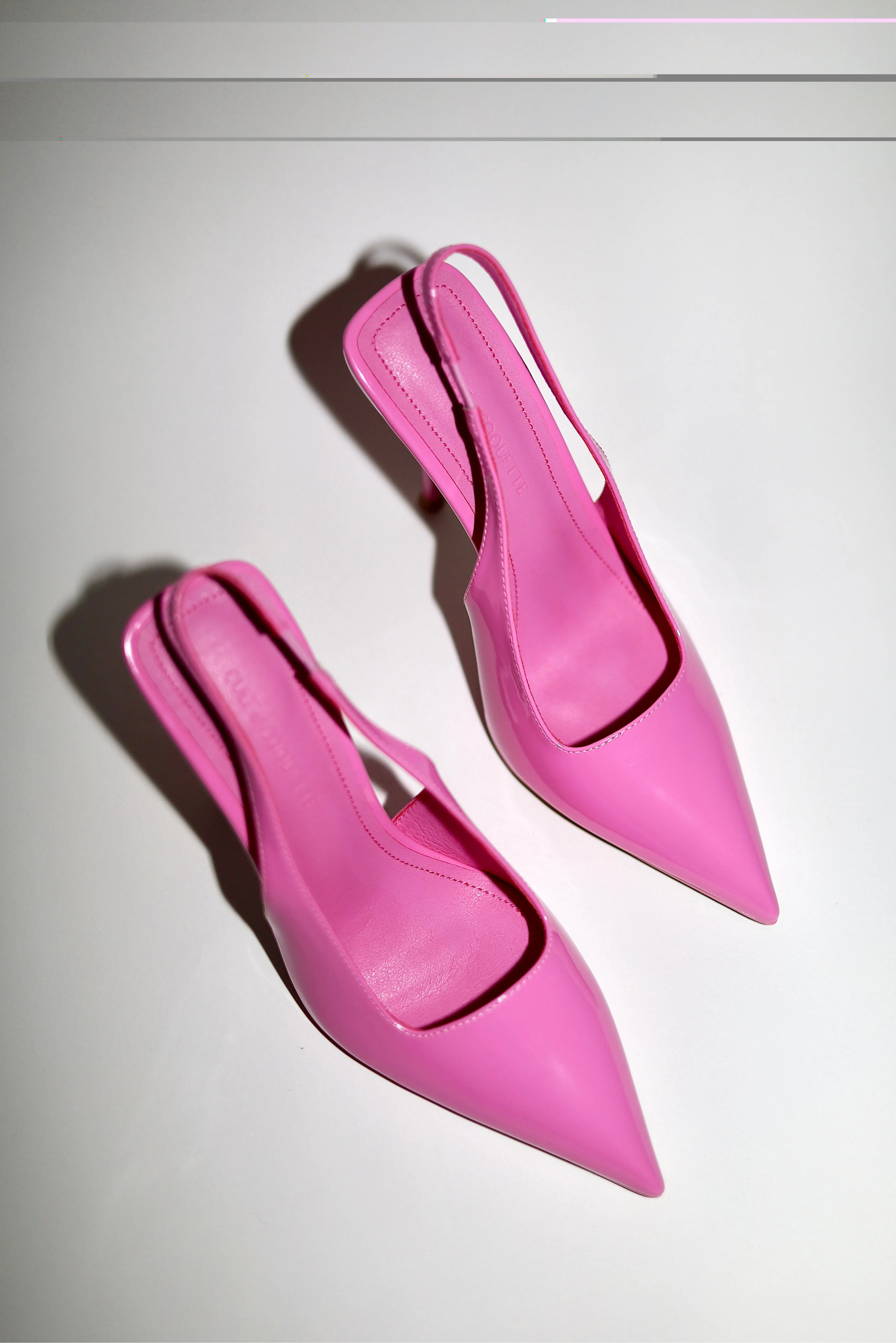 Elsa Slingback Pump Pink Patent 110 mm sold by Cult of Coquette product image thumbnail 3