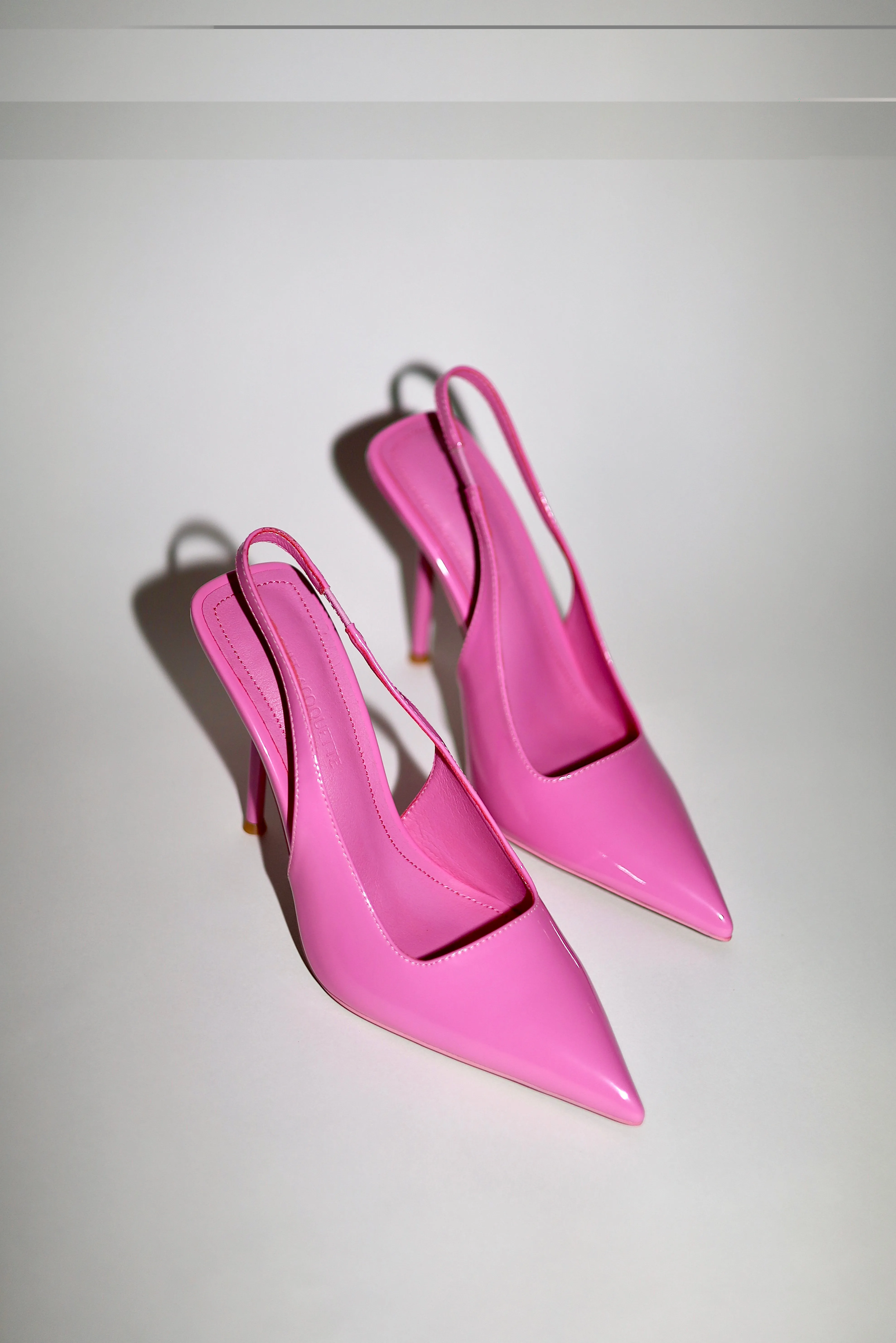 Elsa Slingback Pump Pink Patent 110 mm sold by Cult of Coquette product image thumbnail 5