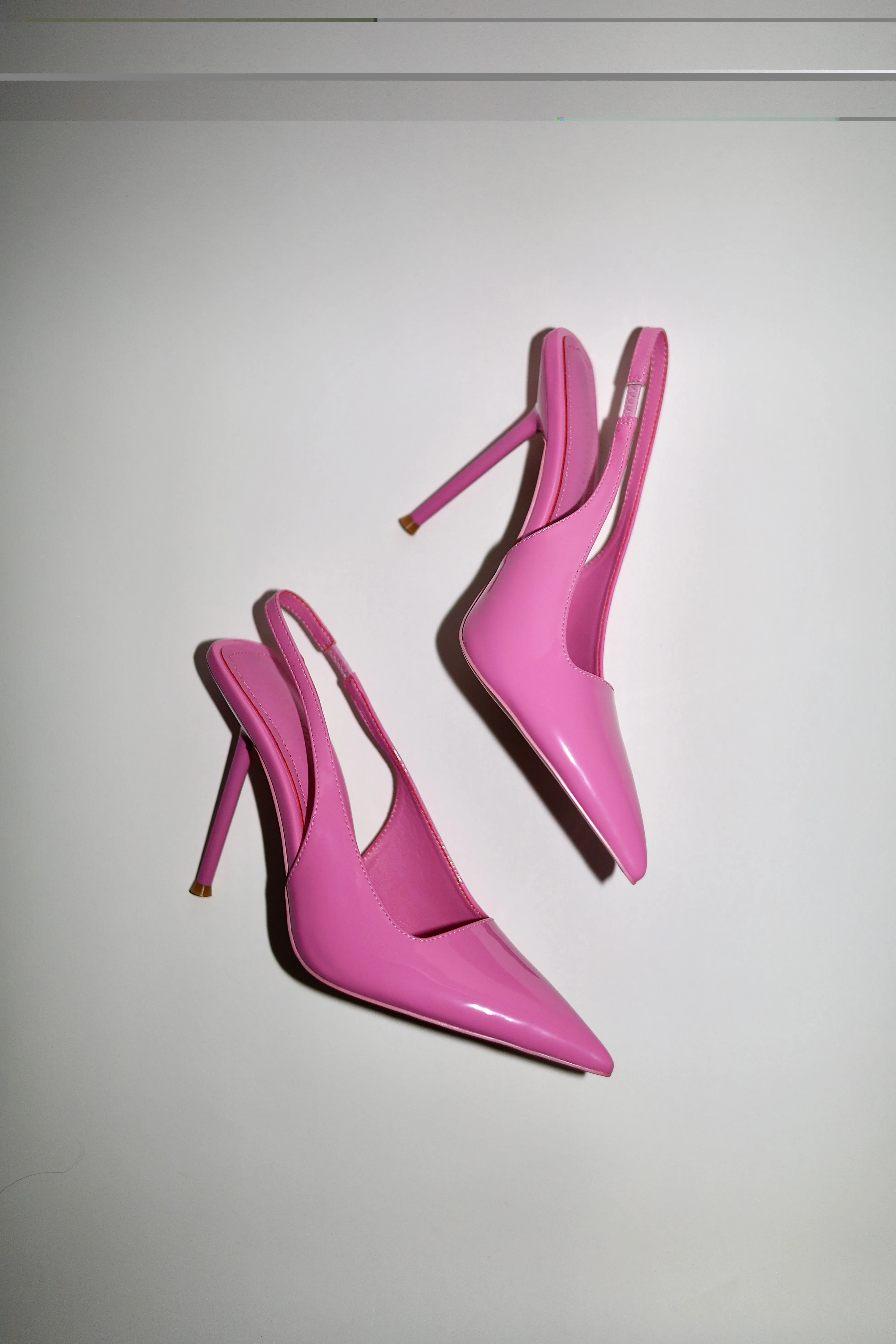 Elsa Slingback Pump Pink Patent 110 mm sold by Cult of Coquette product image thumbnail 4