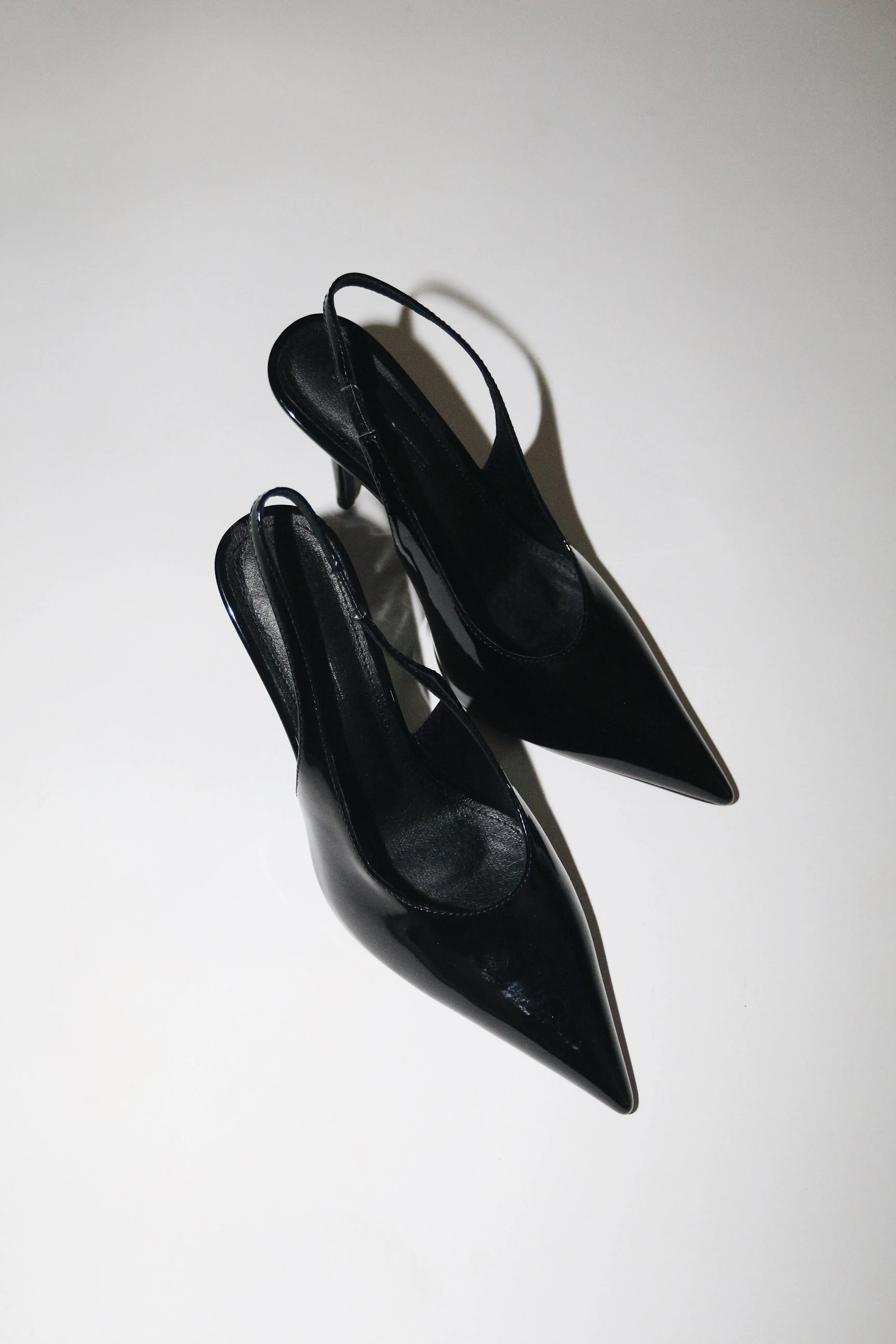 Alexandra Black Patent Slingback 110 mm sold by Cult of Coquette product image thumbnail 2