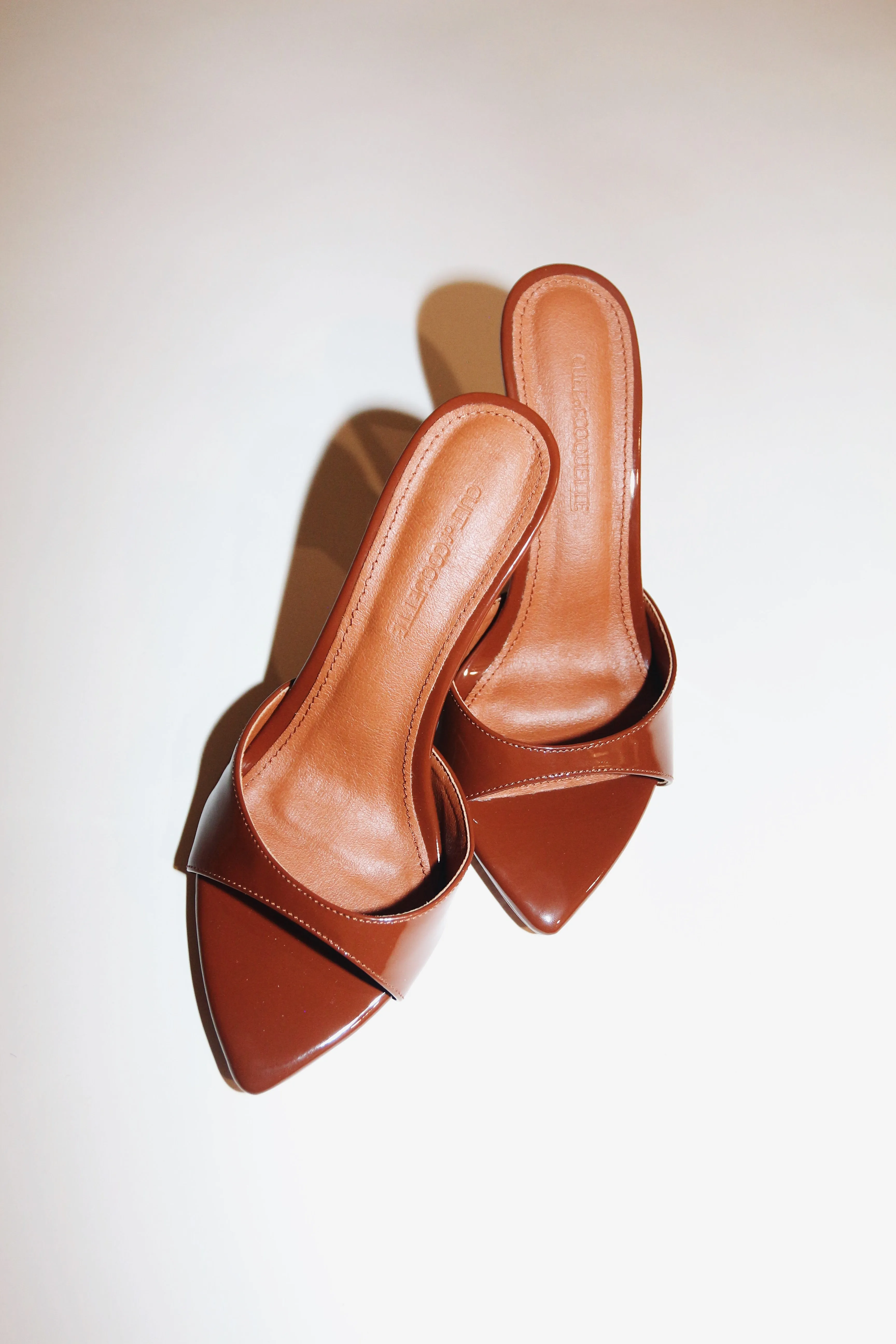 Gia Chocolate Brown Patent 80 mm sold by Cult of Coquette product image thumbnail 3