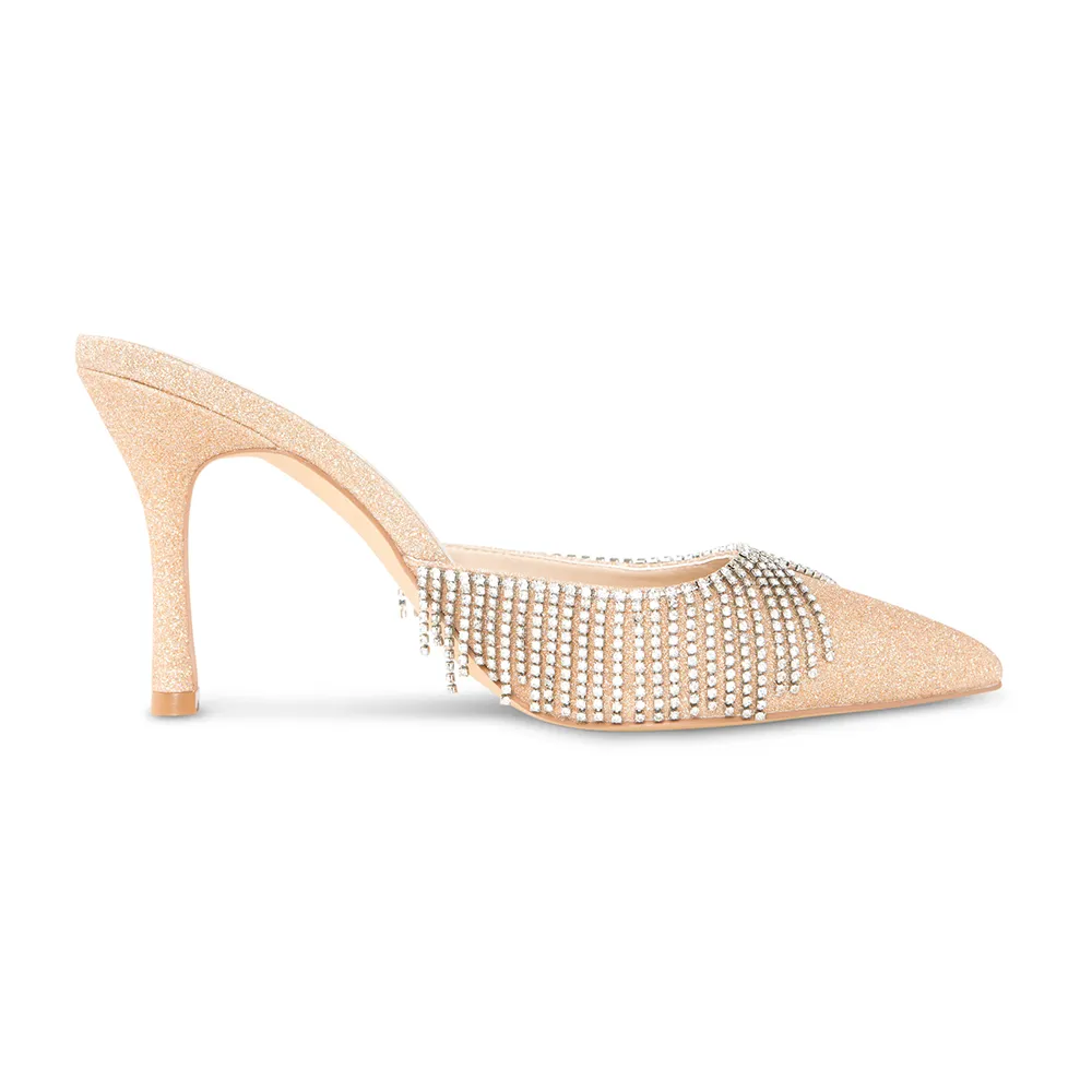 Catherine Vegan Champagne Gold Mules sold by Cult of Coquette product image thumbnail 3