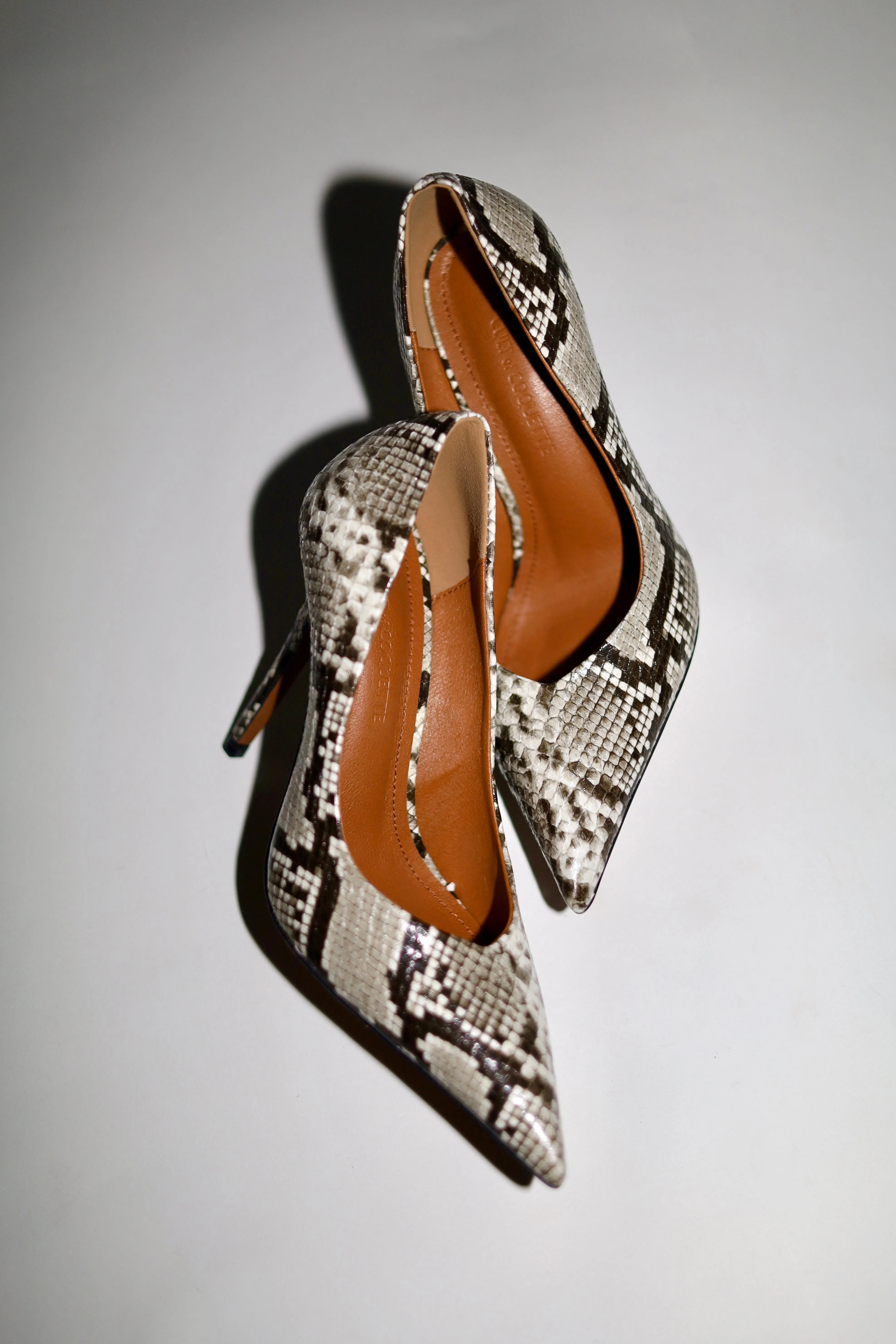 Chloe Grey Snake Pumps 110 mm sold by Cult of Coquette product image thumbnail 5
