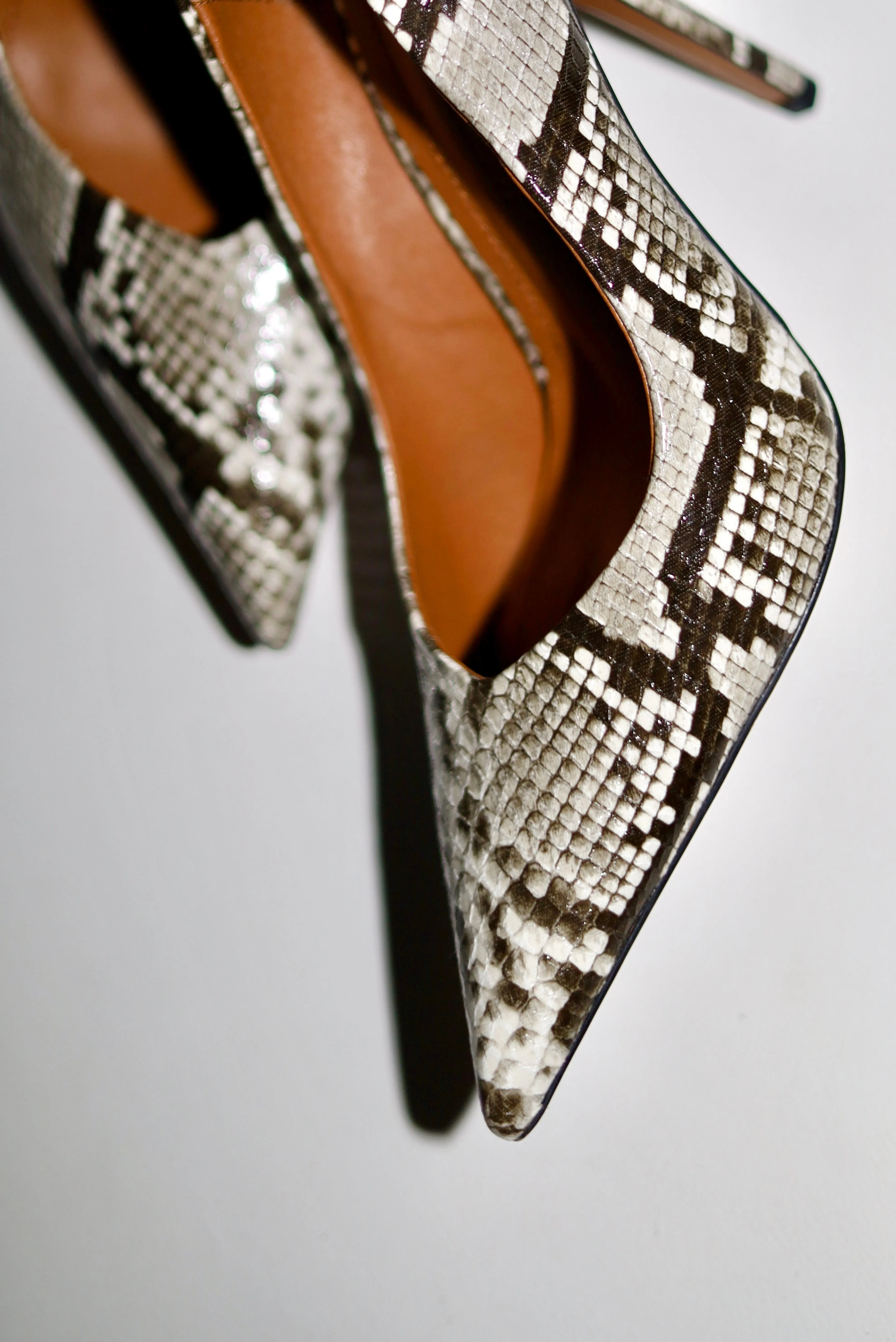 Chloe Grey Snake Pumps 110 mm sold by Cult of Coquette product image thumbnail 2