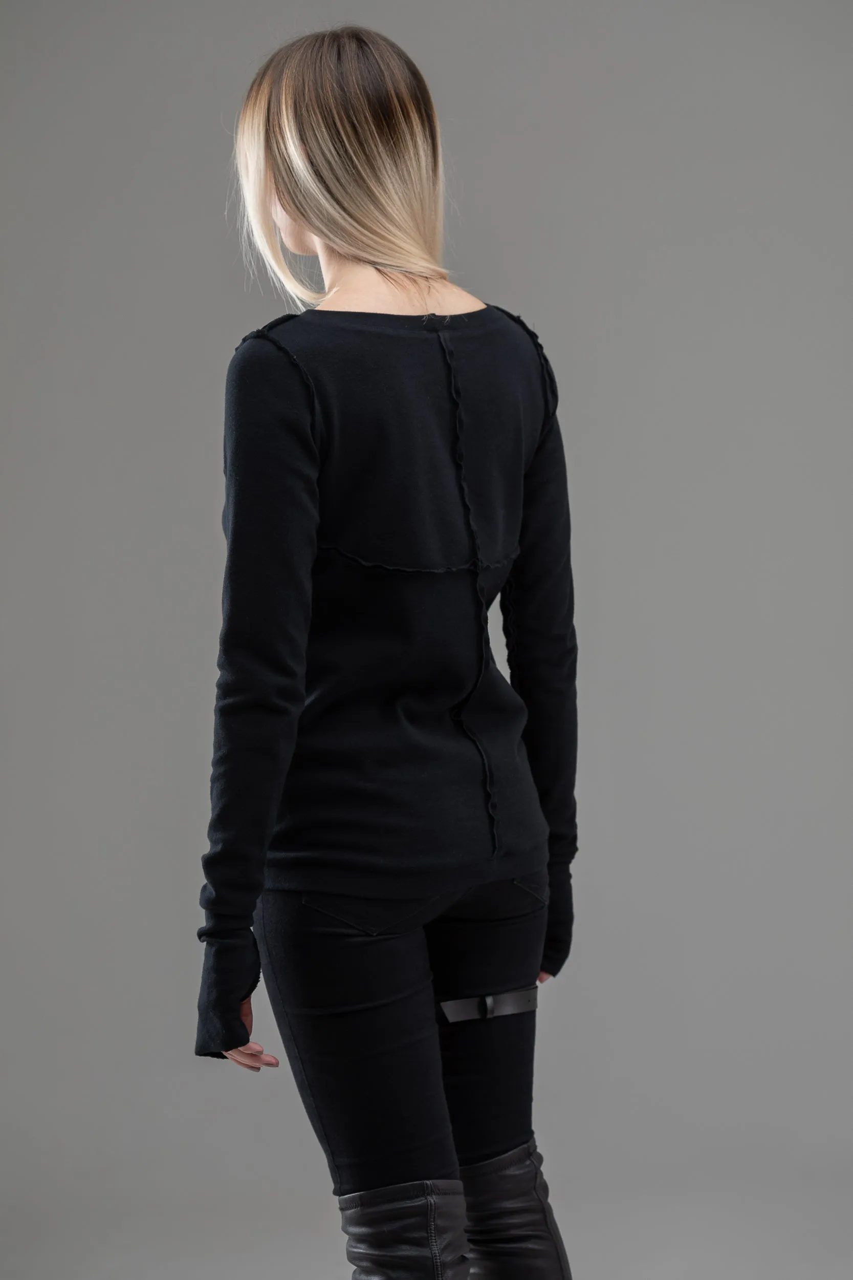 Black gothic jumper sold by MDNT:45 product image thumbnail 2