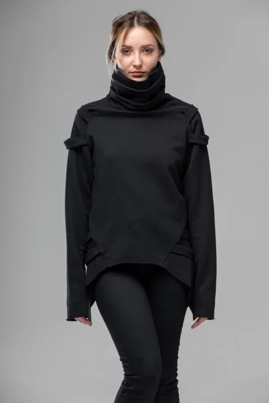 Cyberpunk Gothic Turtleneck Sweater sold by MDNT:45