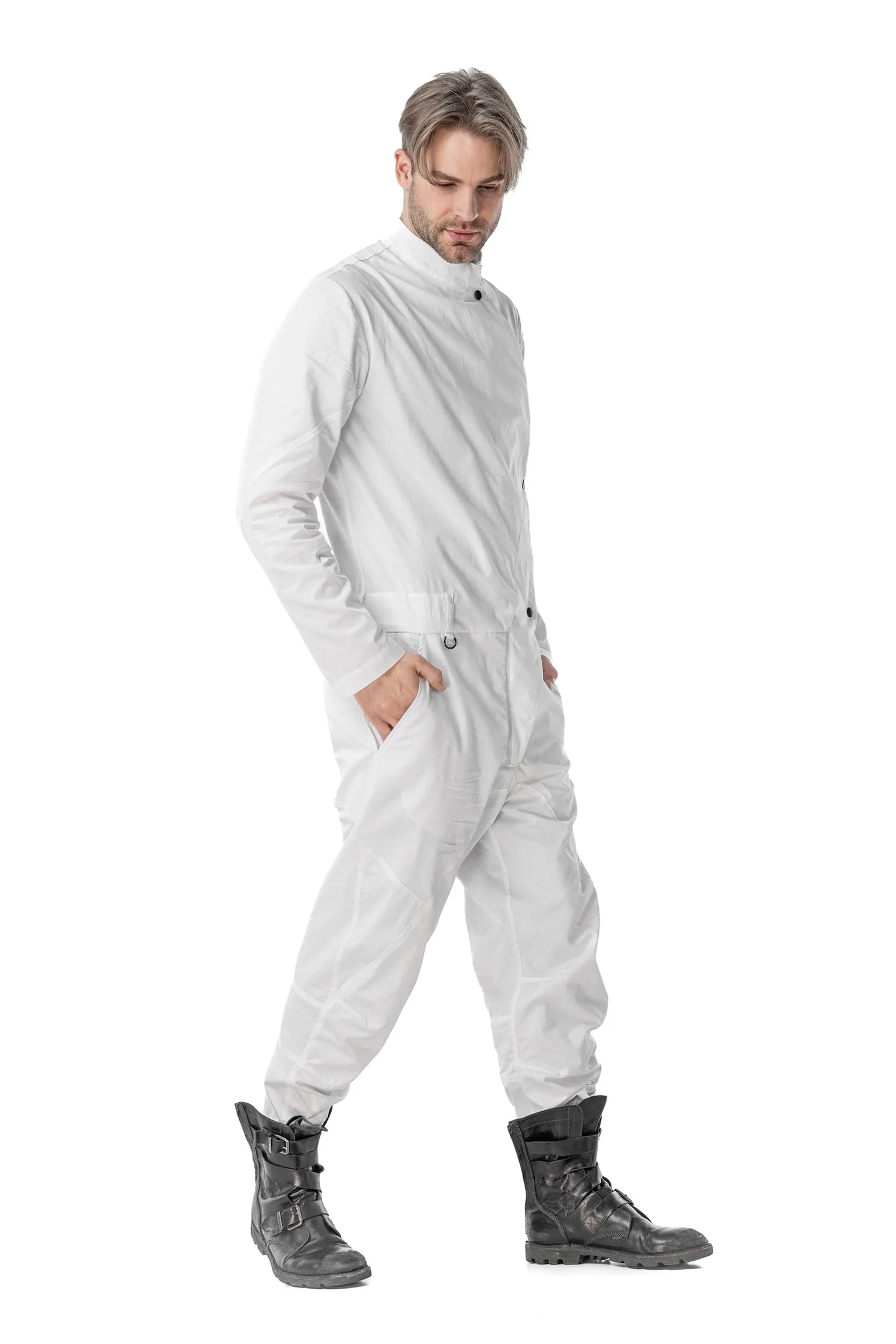 Men jumpsuit Zehat White sold by MDNT:45 product image thumbnail 4
