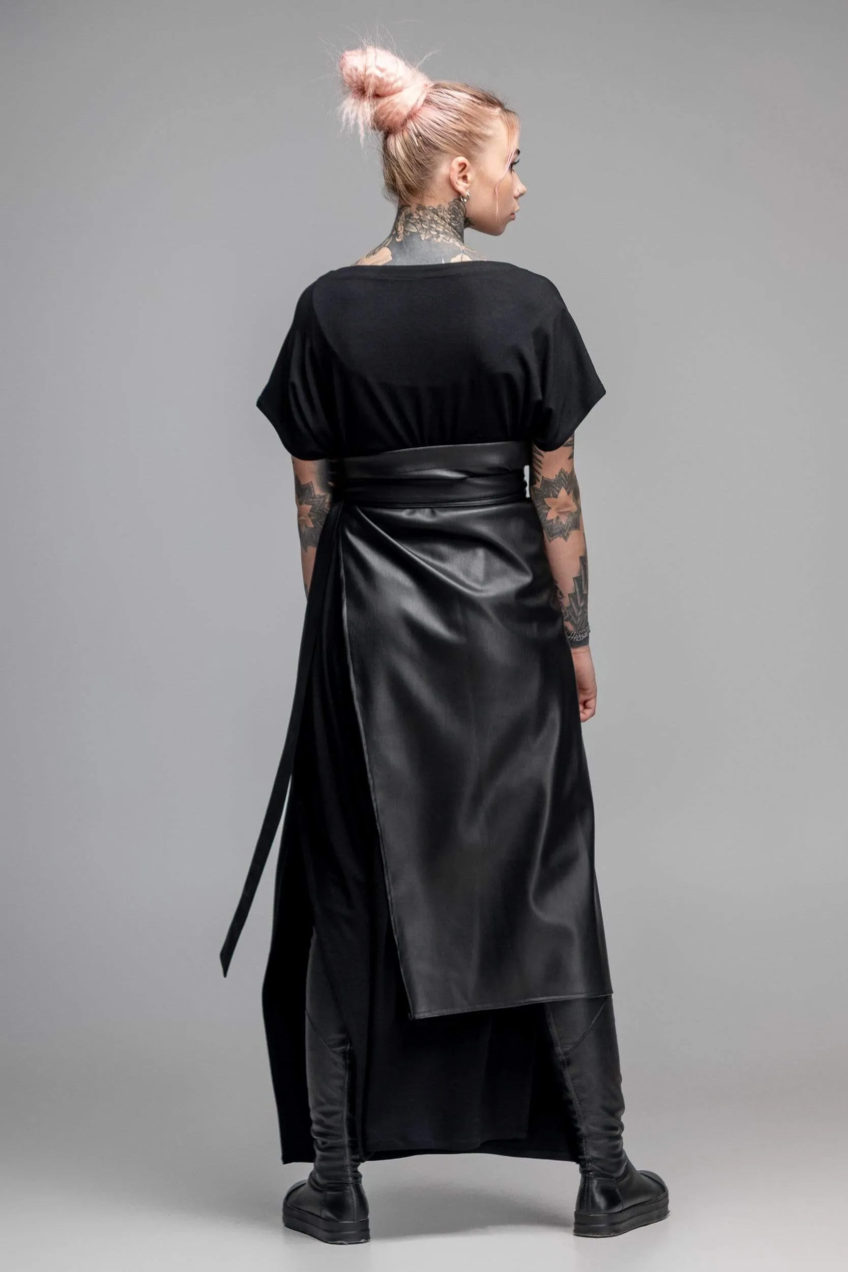 Oversized black maxi dress sold by MDNT:45 product image thumbnail 4