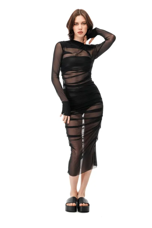 Viraya textured dress sold by MDNT:45