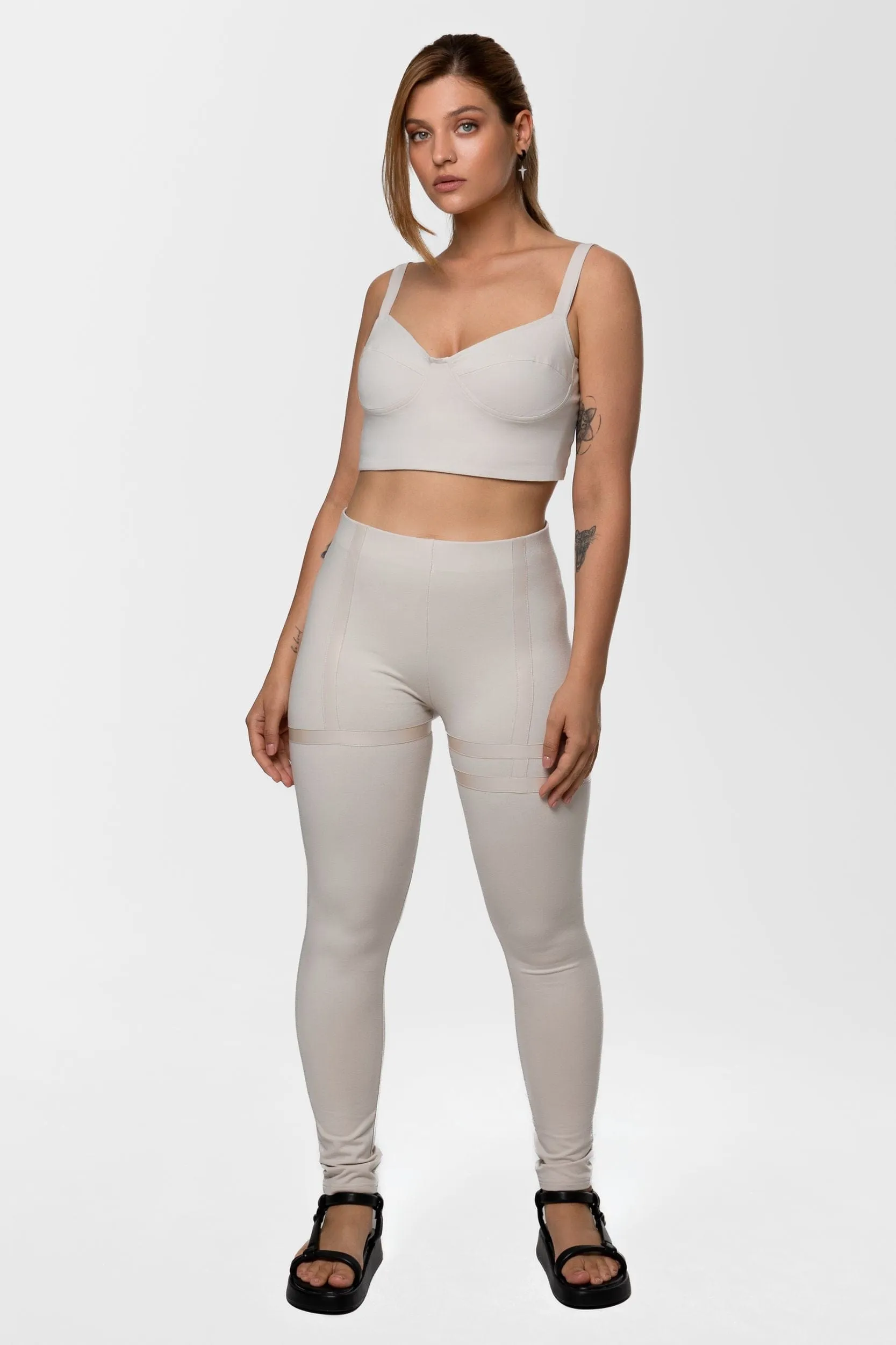 Garter leggings sold by MDNT:45