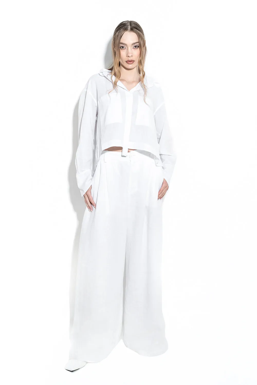 Volume linen pants sold by MDNT:45 product image thumbnail 3