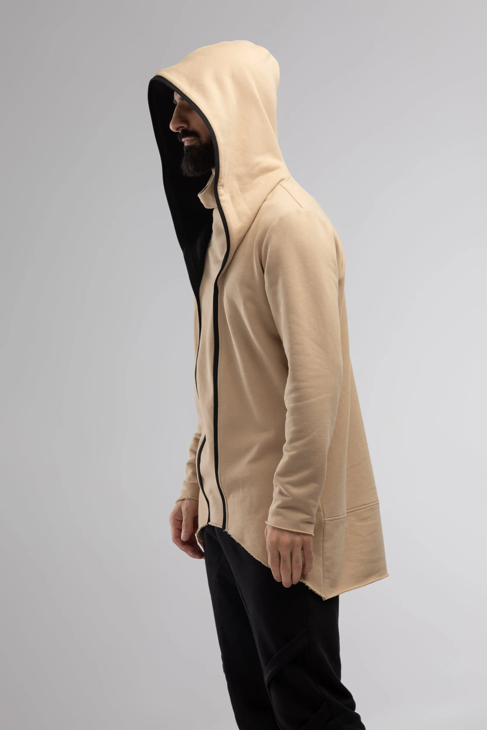 Men beige hoodie sold by MDNT:45 product image thumbnail 2