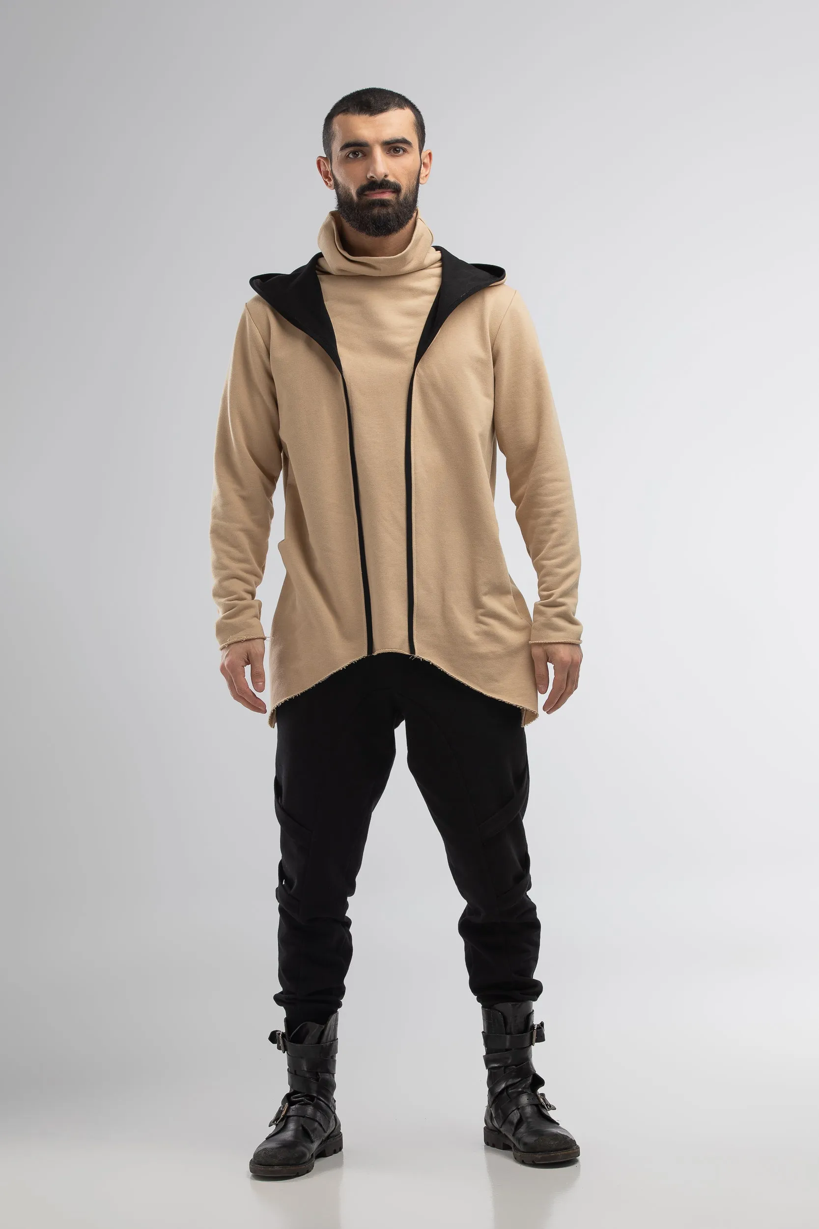 Men beige hoodie sold by MDNT:45 product image thumbnail 5