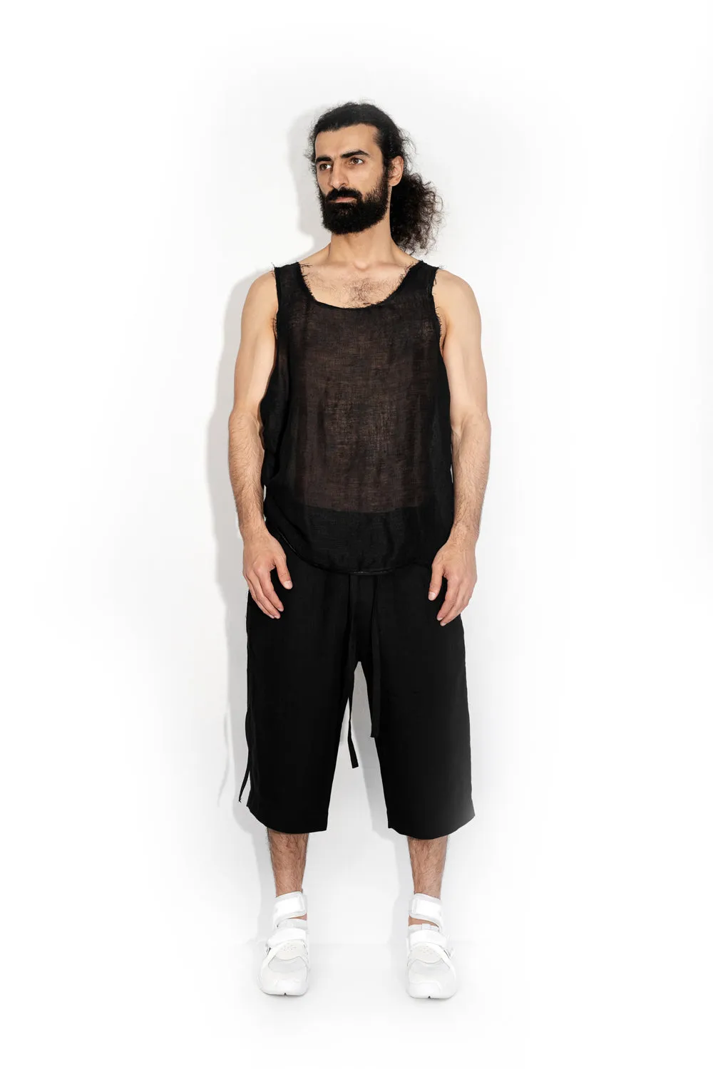 Linen shorts sold by MDNT:45 product image thumbnail 5