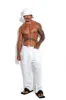 Straight-leg linen pants sold by MDNT:45