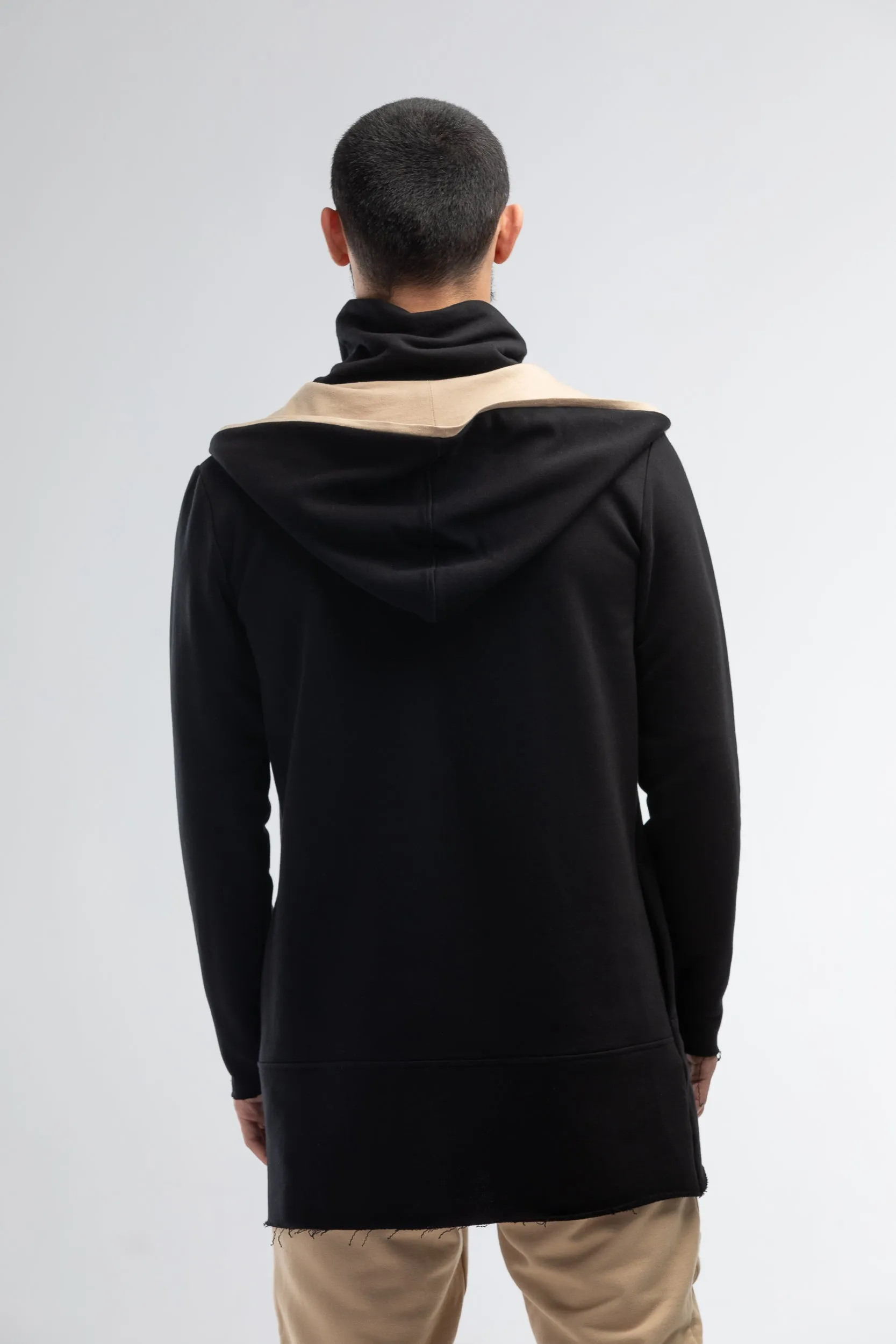 Men black hoodie sold by MDNT:45 product image thumbnail 2