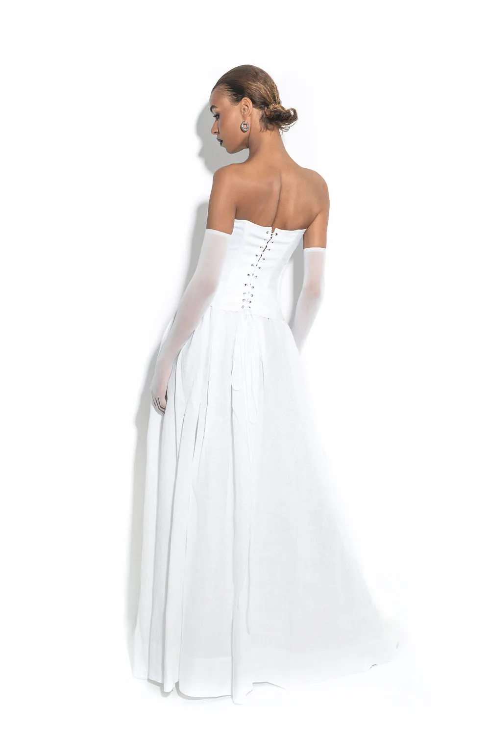 Balletic linen corset sold by MDNT:45 product image thumbnail 5