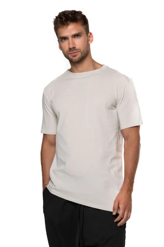 Lightweight asymmetric T-shirt sold by MDNT:45