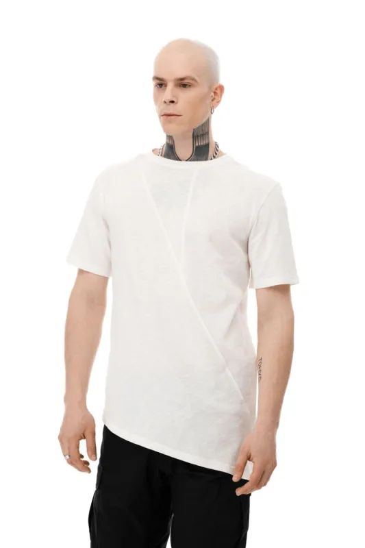 Asymmetric t-shirt sold by MDNT:45