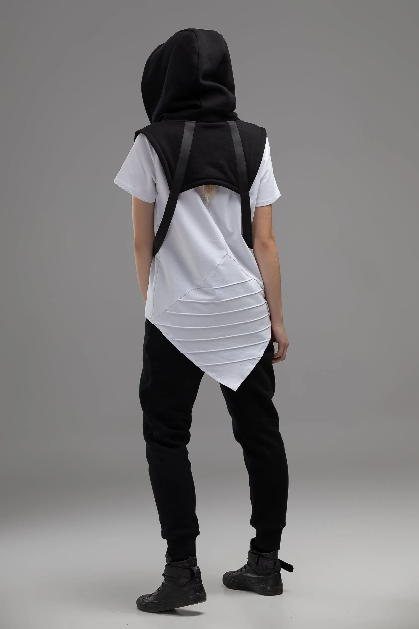 Gothic hooded cowl scarf sold by MDNT:45 product image thumbnail 5