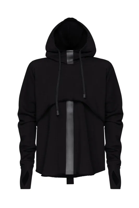 Cyberpunk Hooded Top with Straps sold by MDNT:45