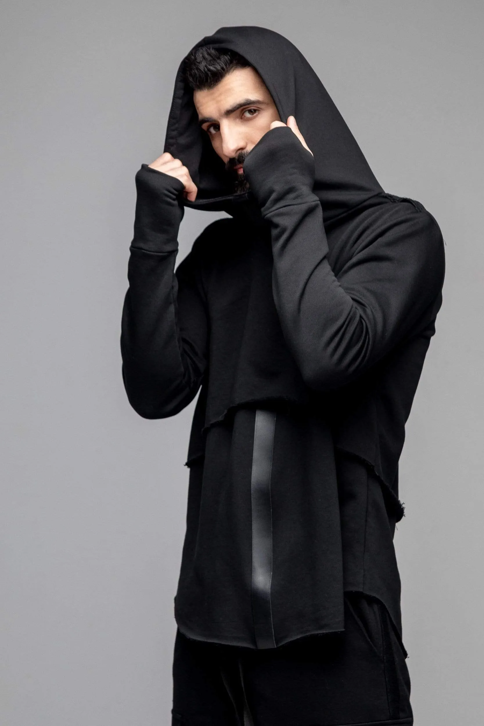 Cyberpunk Hooded Top with Straps sold by MDNT:45 product image thumbnail 5