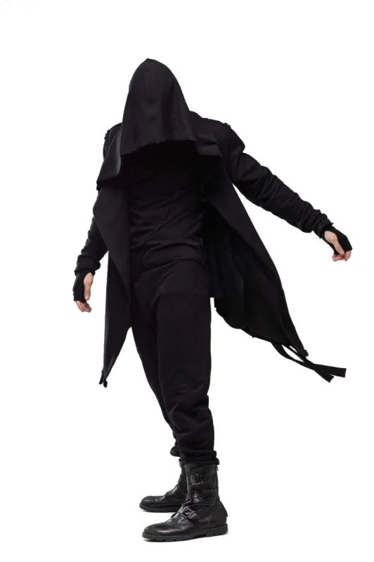 Hooded Jersey Сardigan sold by MDNT:45