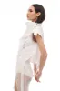 White cropped jacket sold by MDNT:45