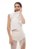 White cropped jacket sold by MDNT:45