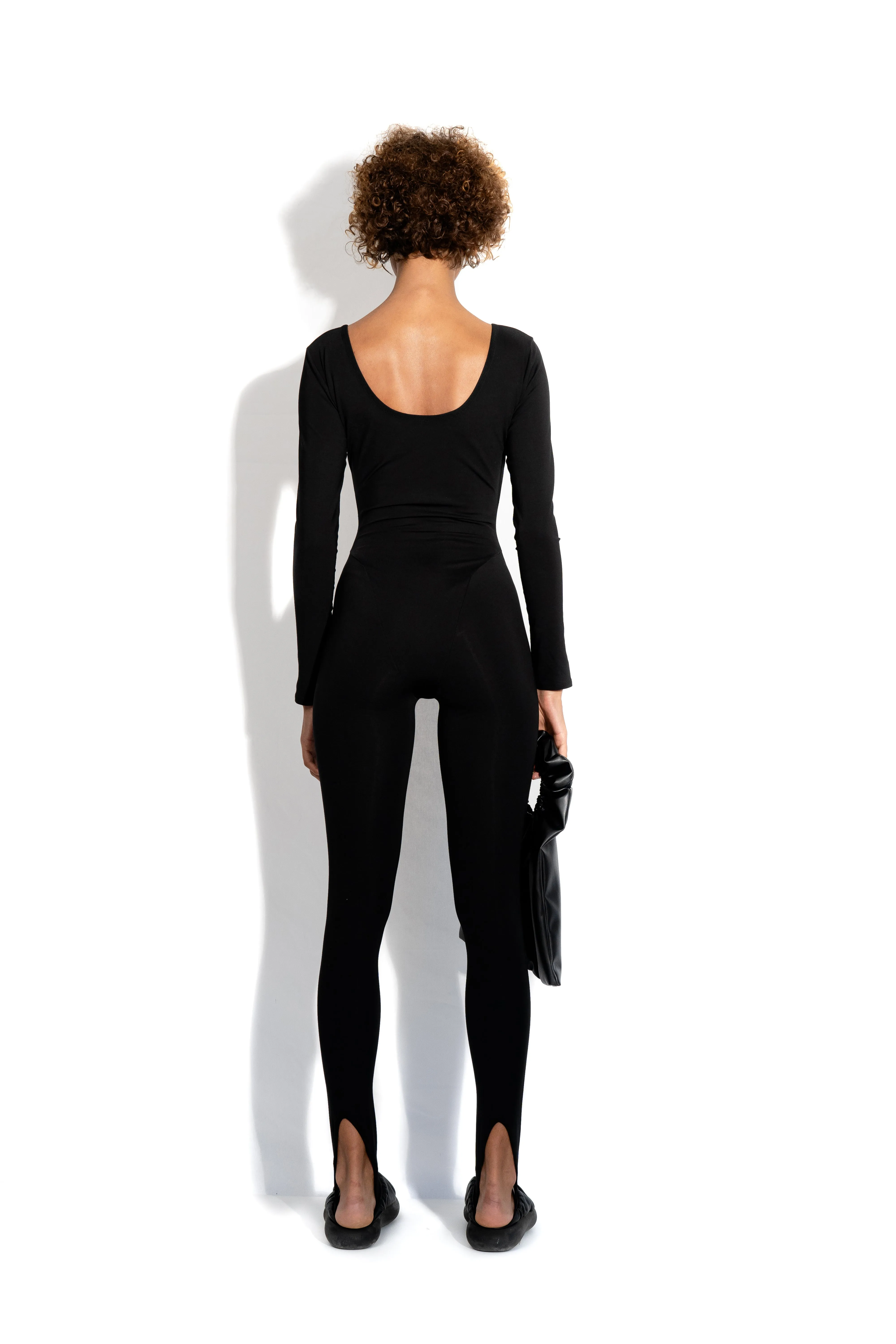 Long stirrup bodysuit sold by MDNT:45 product image thumbnail 3