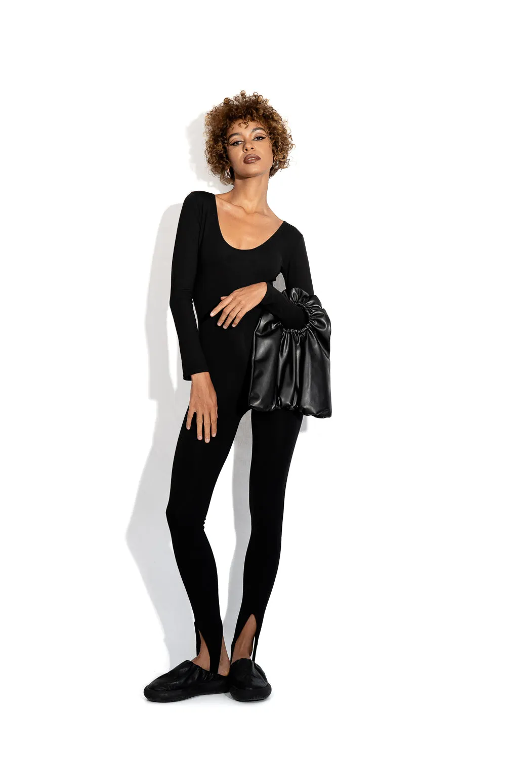 Long stirrup bodysuit sold by MDNT:45 product image thumbnail 4