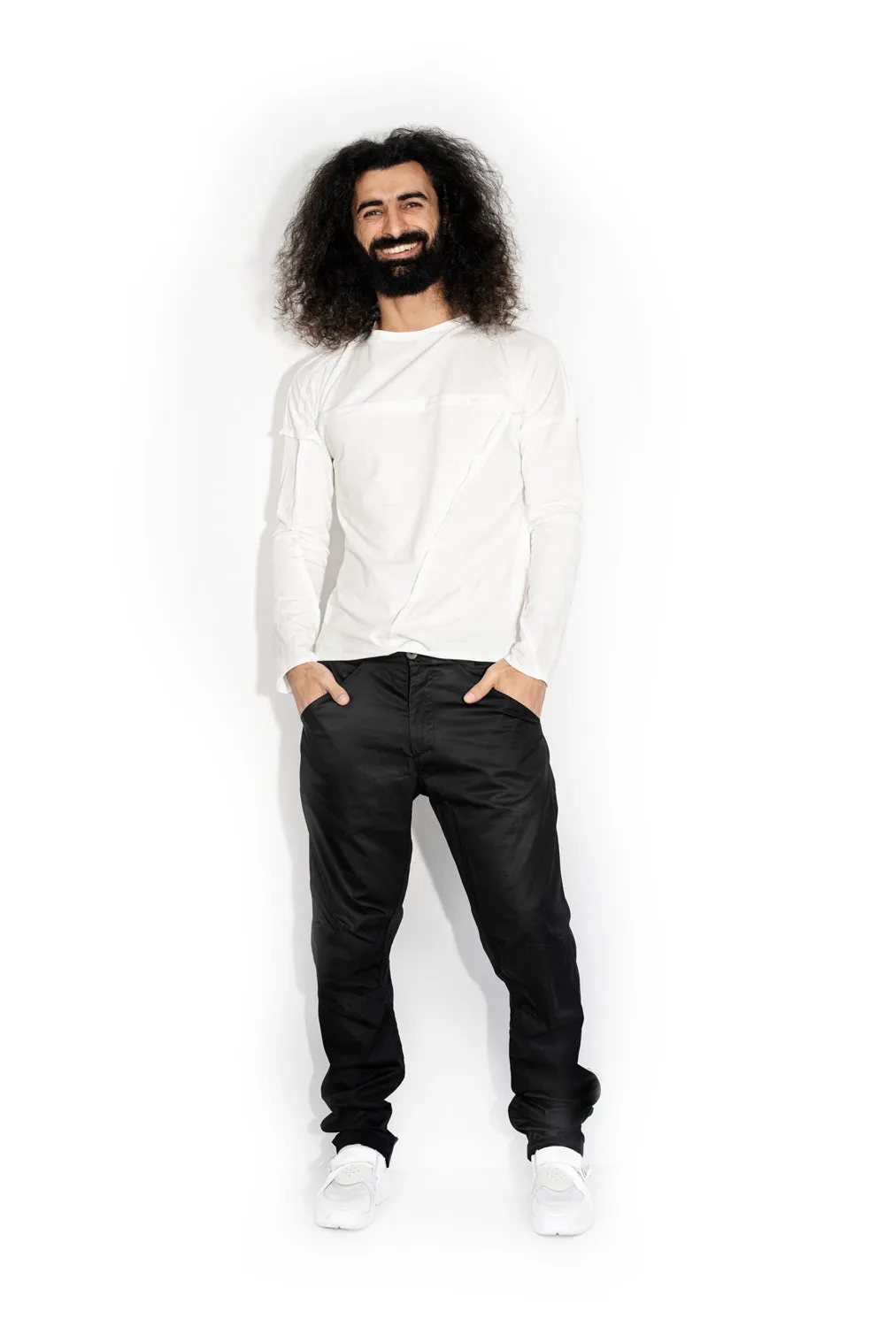 Bundle: 2x White Long Sleeve T-shirts sold by MDNT:45 product image thumbnail 3