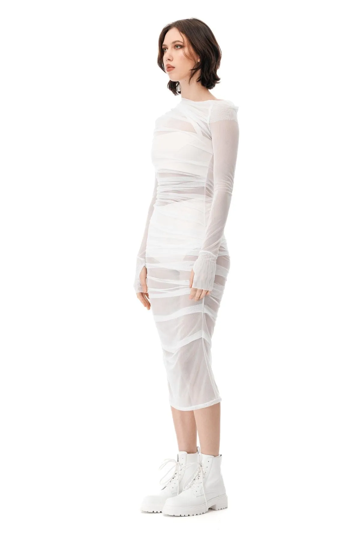 Viraya textured dress sold by MDNT:45 product image thumbnail 5