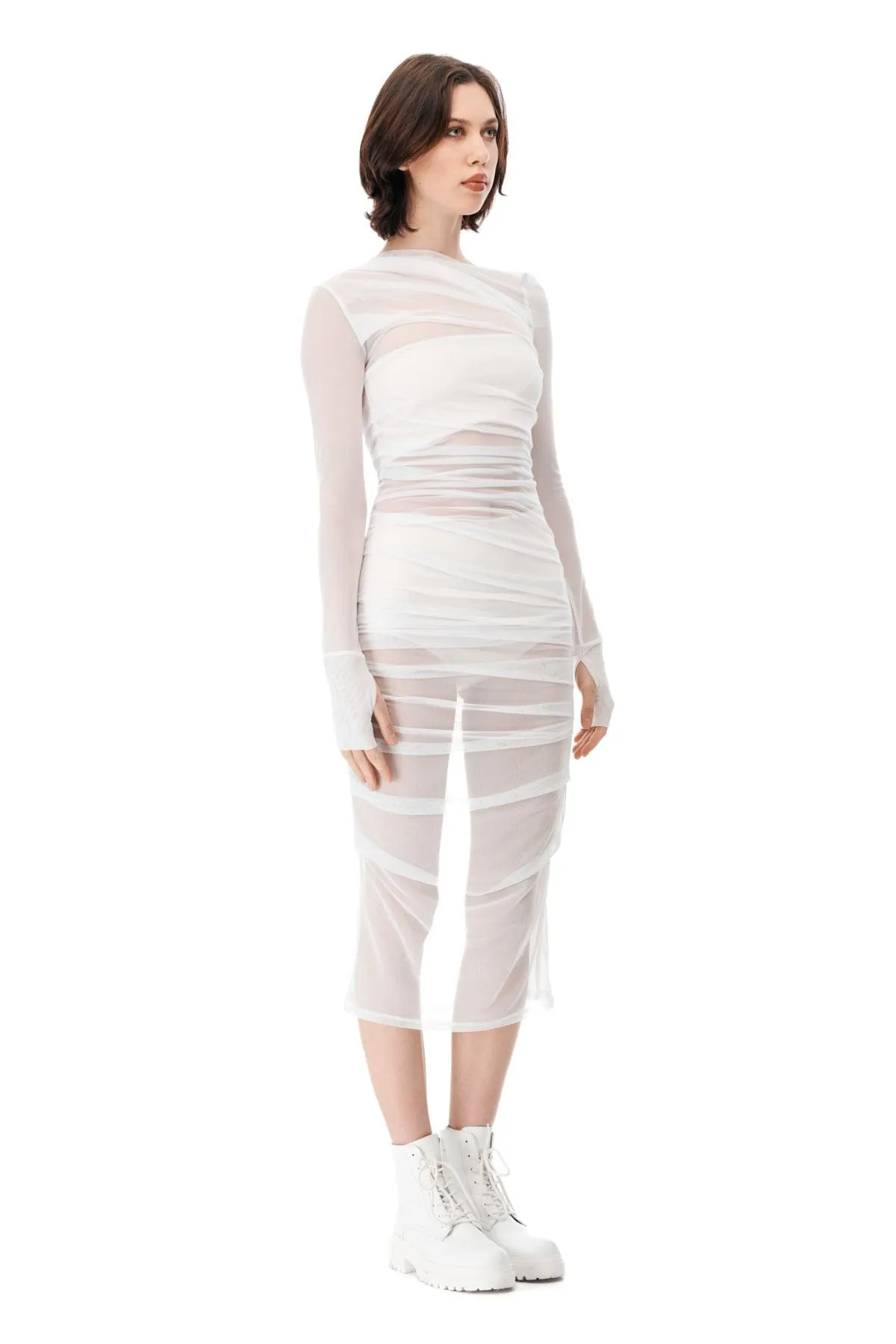 Viraya textured dress sold by MDNT:45 product image thumbnail 4