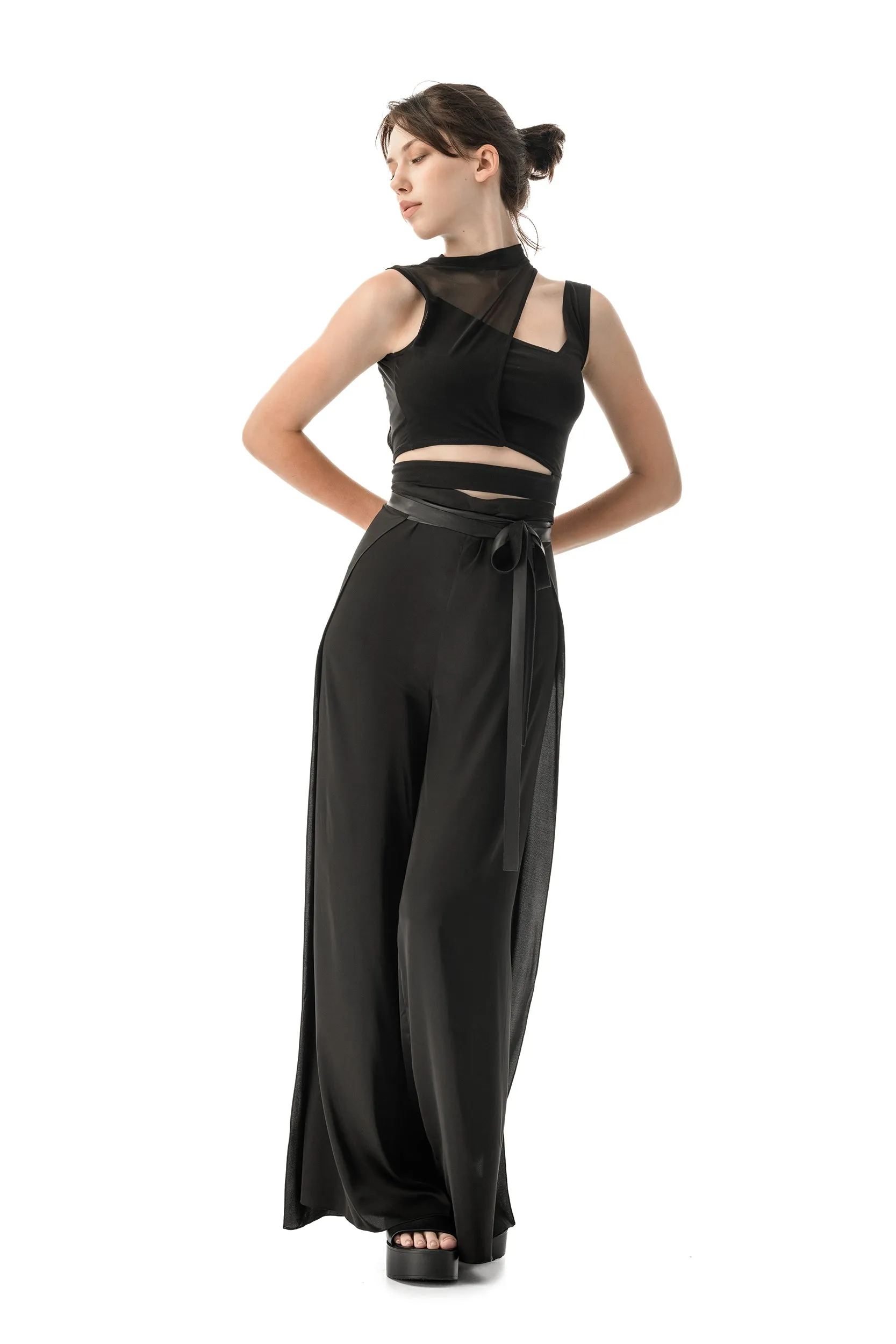 Black Pastime pants sold by MDNT:45 product image thumbnail 3