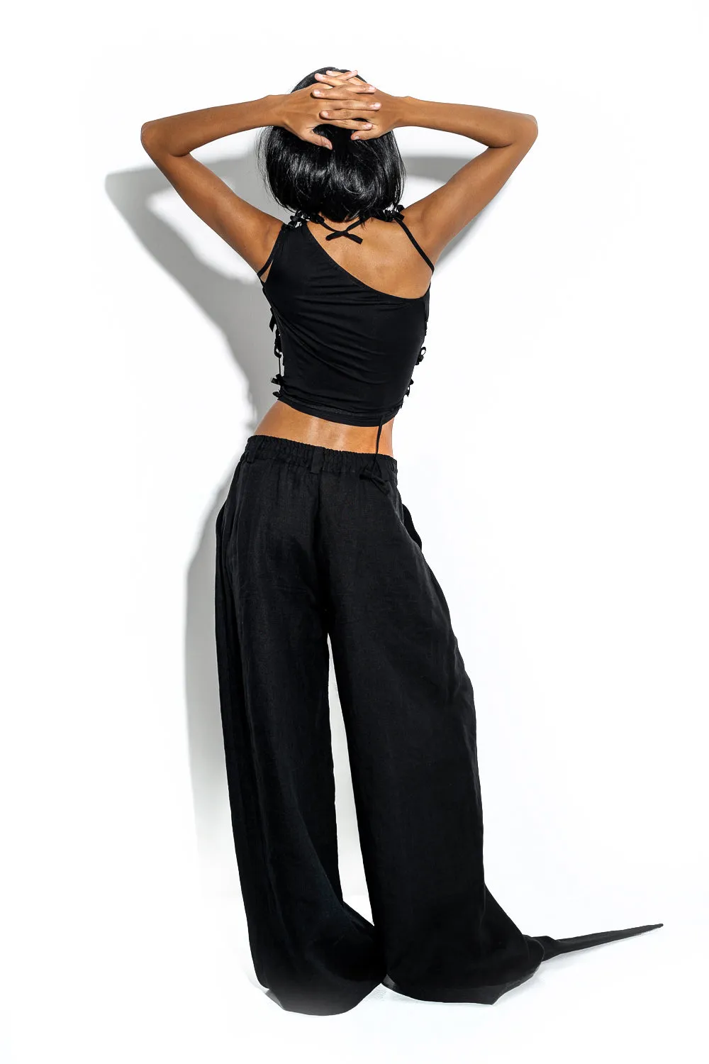 Draped one-shoulder top sold by MDNT:45 product image thumbnail 5
