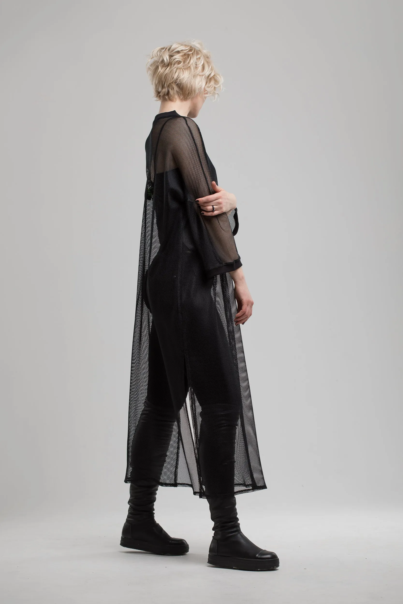 Black Mesh Dress sold by MDNT:45 product image thumbnail 3