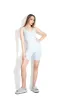 Blue mid scoop-back bodysuit sold by MDNT:45